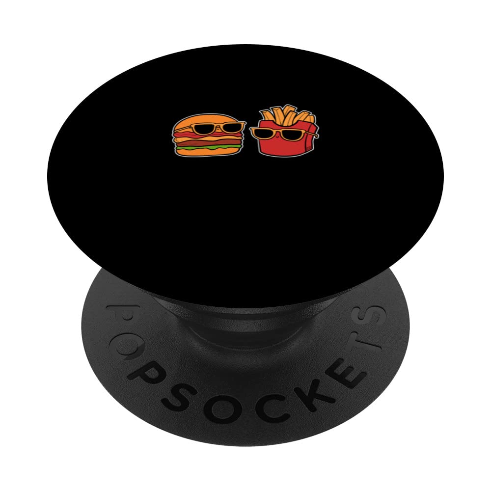 Burger Fries Foodie Restaurant Manager PopSockets Swappable PopGrip
