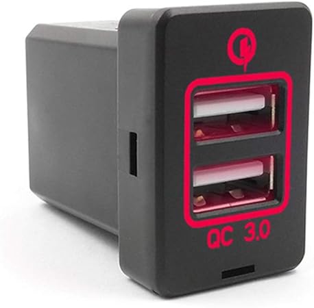 Amazon Co Jp 取付説明書付 トヨタ車系 専用 車載qc3 0急速充電usb 2ポート充電器 アダプター 適合多数 Brz プリウス 30系 50系 Rav4 アクア Ch R ハイエース ４型 ノア エスティマ 系 50系 アルファード ヴェルファイア系 30系 シエンタ プロボックス