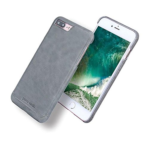 Capa Iphone 7/8 Plus 100% Original Pierre Cardin Couro Legítmo Cinza