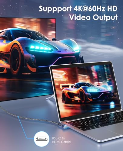 2 Pack Magnetic USB-C Male to USB-C Female Adapter, 240W, Right Angle, 40Gbps Data Transfer, 4K Video Output Compatible with ROG Ally, Steam Deck, Switch, iPhone 15/15 Pro