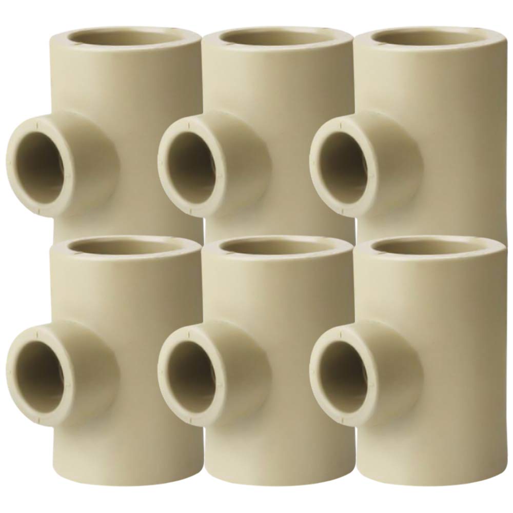 YOFASEN Feed Water Connection Fitting - 6 Pack Plastic Garden Hose Tap Connector Kit for Join Garden Hose Pipe Tube,6 pieces,25 * 20mm(Inner diameter)