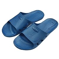 Calunce Anti-Static ESD Clean Room SPU Slippers for Men/Women 1 Pair (44, Blue)