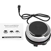 Joyzan Mini Stove, Portable Electric Single Burner Small Adjustable Temperature Control Hot Plate Countertop Heating Stove Co
