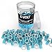 E-VOLT Heat Shrink Crimp Connectors – 120 PC Blue Adhesive Lined Tube 5/16” Electrical Waterproof Ring Connector for 16-14 AWG | Industrial Grade Electric Terminals for Automotive, Marine and Audio