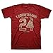 Kerusso Men's #GodIsGreater T-Shirt, Size Large, Orange, Antique Cherry, Large