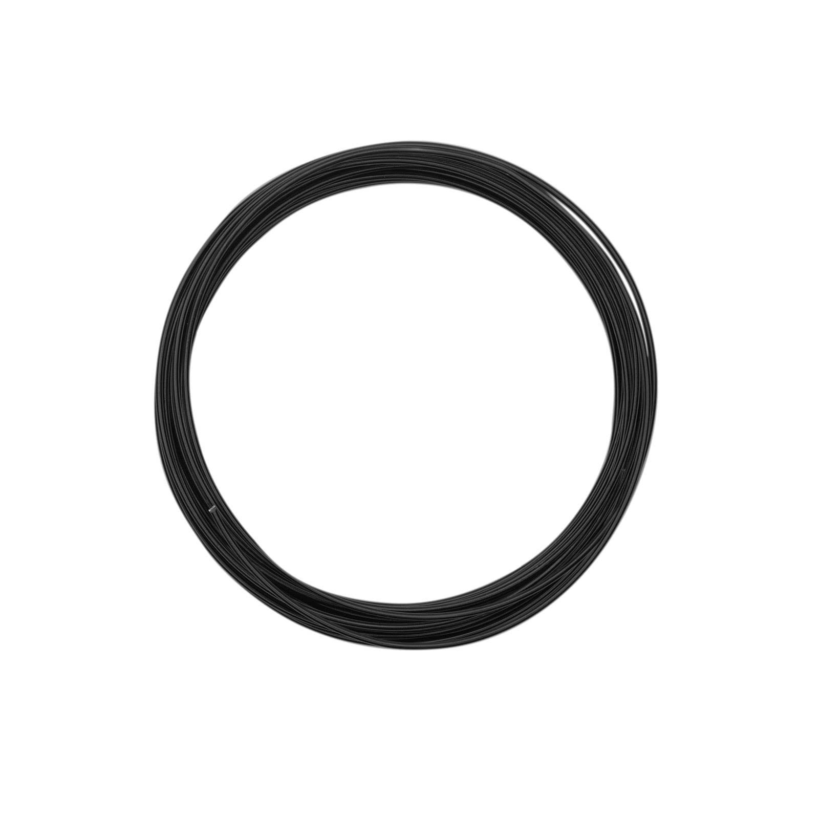 Vaessen Creative Aluminium Craft Wire 16.4 ft (5 m) x 0.06" (1.5 mm) Black - Flexible Metallic Wire for Crafting, Flower Arranging, Jewellery Making and Modelling