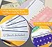 Cash Envelope System for Budgeting and Saving Money by Scrawls Art - 12 Pack - Assorted Colors and Stickers