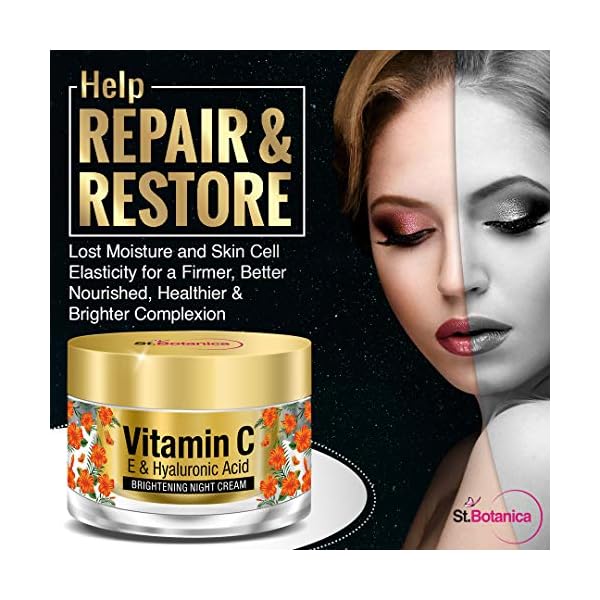 St.Botanica Vitamin C, E & Hyaluronic Acid Brightening Night Cream