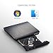 KILINEO cb31005 External CD/DVD Drive,USB 3.0 DVD +/-RW Superdrive CD Burner with High Speed Data Transfer Compatible for MacBook Laptop Desktop PC Windows10 /8/7 /XP Linux Mac OS, Black