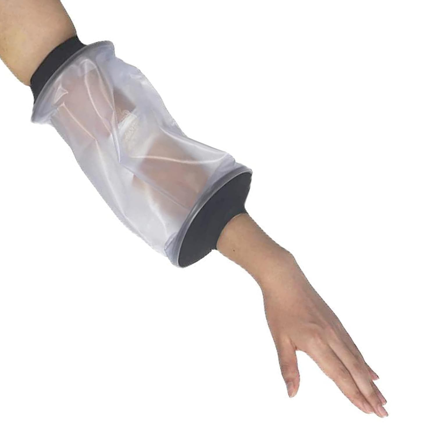HKF HO KI HO Adult PICC Line Covers for Shower,Waterproof Cast Cover Arm & Elbow,Stretchy Neoprene Seal & Reusable PVC Cast Bags,30cmx22cm