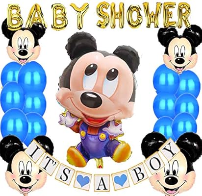 mickey mouse baby shower decorations for a boy