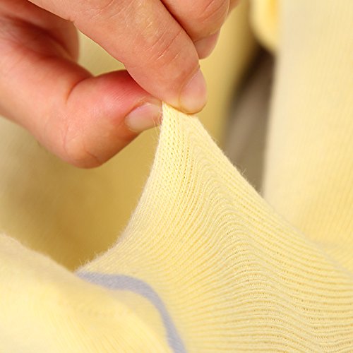 GZMM Baby Knee High Cotton Socks Infant Toddler Seamless Stocking 5Pairs Packs