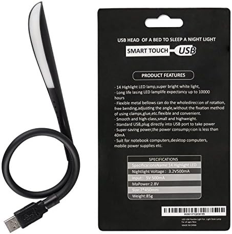 USB LED Light Flexible 14 for Book Text &amp; Touch Sensitive Table Reading Desk Lamp For all ages