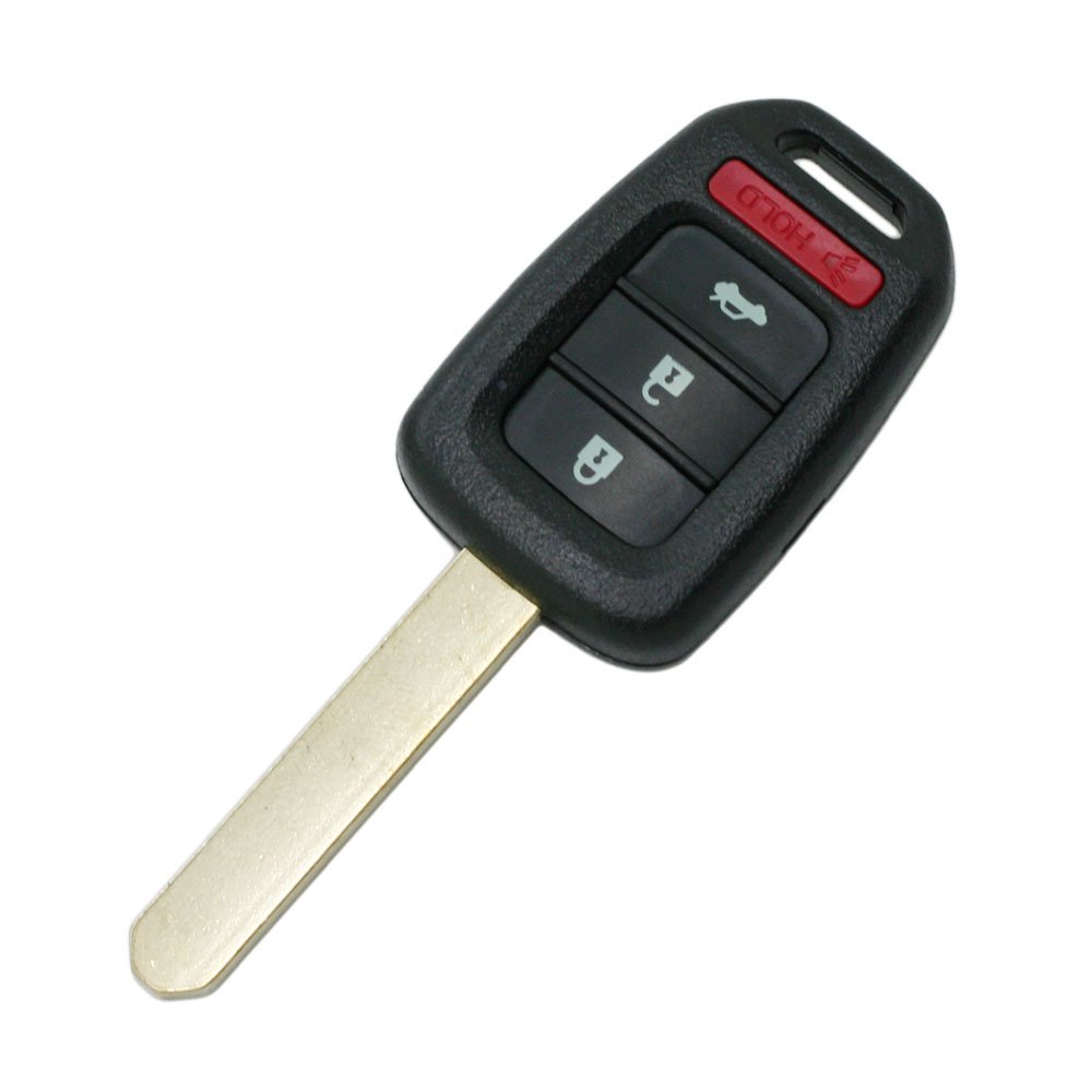 BROVACS Replacement Key Shell Compatible with HONDA Accord 4 Button Keyless Entry Remote Key Case Fob PG217B