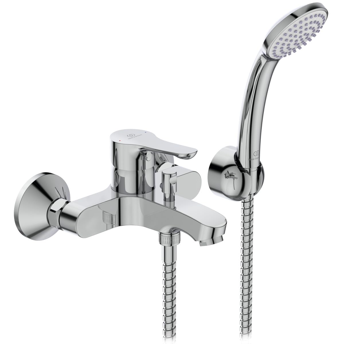 Ideal Standard BC676AA Alpha Shower Mixer with Accessories, Chrome