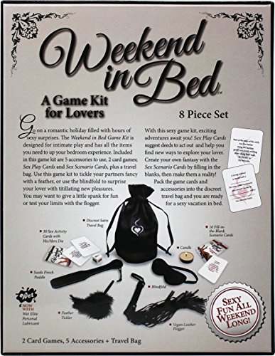 Weekend In Bed Game Kit - Adult Game For Couples - Bundle - 2 Items