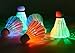RiteTrak Sports NiteFlite Light-Up Badminton Birdies, 5-Pack Feather Shuttlecocks for Day or Night Use, for Backyard, Park, Beach or Camping