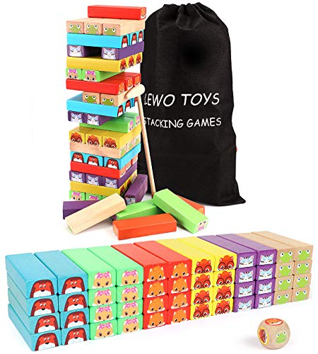 1 Lewo+Colored+Stacking+Building+BlocksTower