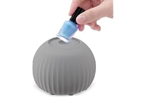 eLabPal Mini Vortex Mixer, 5000RPM Paint Shaker with 100 Pcs Mixing Balls, for Miniature Nail Polish Eyelash Acrylic Lab, Grey, Newly Upgraded Motor