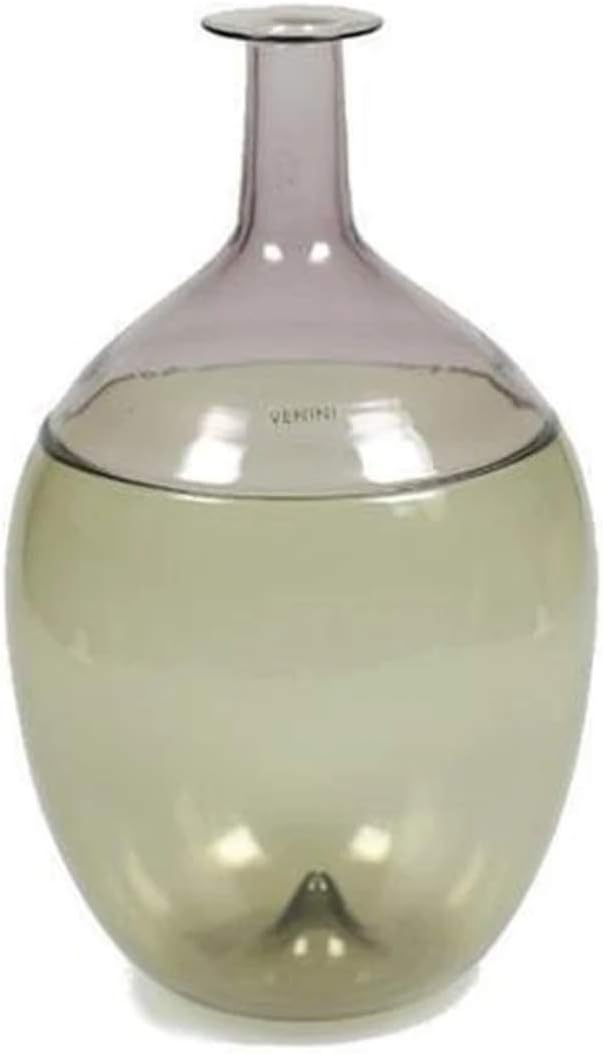 Venini Vase Bolle Taupe Amethyst