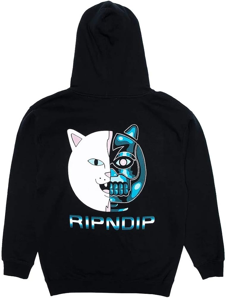 Amazon Rip N Dip リップンディップ ねこプリント ねこイラスト 裏起毛スウェットパーカー かぶりパーカー Nerminator Hoodie 並行輸入品 トレーナー パーカー 通販