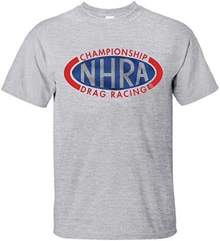 XMANA Men's NHRA Championship Logo Soft T-Shirt grey XL