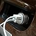 Generic 5V 2.1A US USB Plug Travel Adapter Wall Fast Car Charger Set (White)