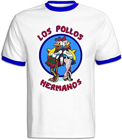 WBARD Men's Los Pollos Hermanos - Breaking Bad Color Block T-Shirts