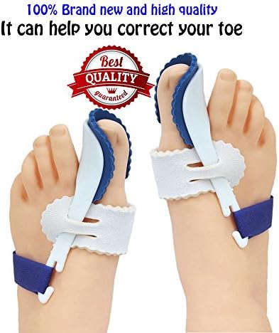 Best Quality 2Pcs Big Toe Separator Corrector Straightener Bunion Splint Toe Straightener Foot Pain Relief Hallux Valgus Feet Care
