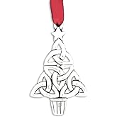 Basic Spirit Handcrafted Christmas Ornament - Celtic Tree - Home Décor, for Tree Decoration