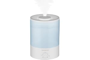 MegaWise Ultrasonic Cool Mist Humidifier | Quiet Operation, Top Fill, Auto Shut-Off | Ideal for Bedroom, Baby Room, and Plants (3.5 L)