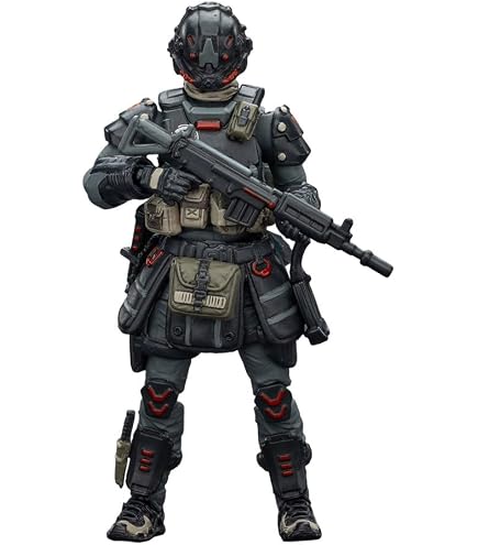 JOYTOY 1/18 Action Figure Dark Source - Sack Mercenaries The Sharpshooter - Modello Da Collezione 10 Cm, 15+ - 3