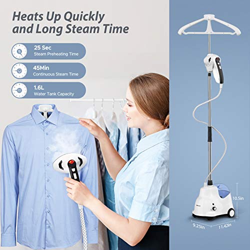 SLAOUWO Garment Steamer for Clothes with Stand, Professional Heavy Duty