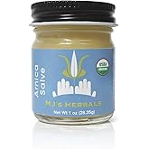MJ's Herbals – Herbal Skin Care Ointment & Organic Moisturizing Balm for Everyday Skin Use, Versatile Skin Nourishment & Everyday Care - Arnica Salve 1 oz