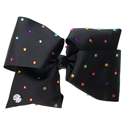 JoJo Siwa Girls' Jojo Bow and Necklace Set Black