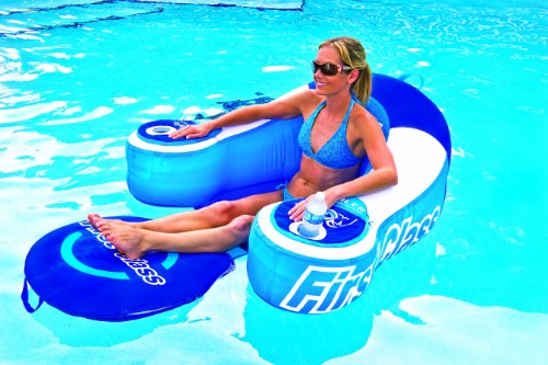 WoW World of Watersports, 11-2030 First Class Lounge, Inflatable, 1 Person, Cooler and Cup Holders