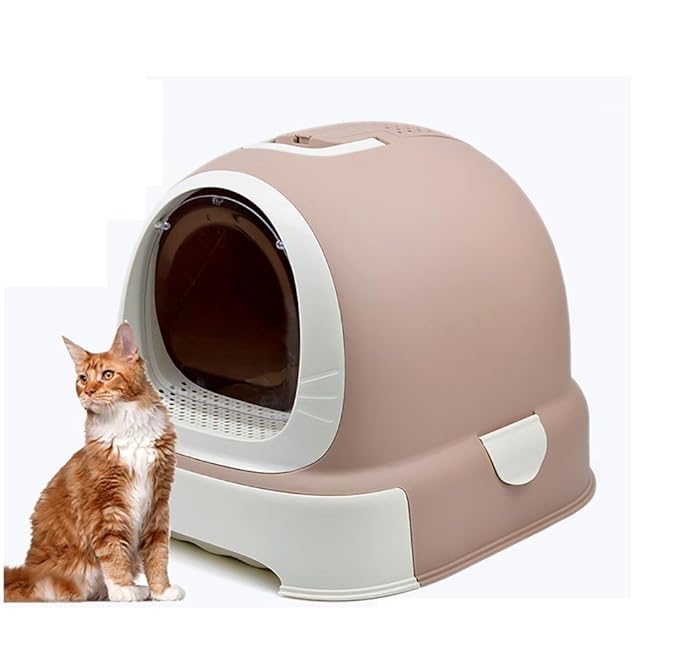 title=DAN Gatto di litter tazza piena gatto gatto chiuso , Brown