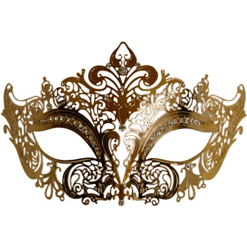 Gold Metal Venetian Mask