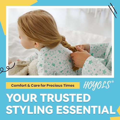 HOYOLS Clear Hair Ties, 1500pcs Mini Clear Elastic Hair Bands for Girls Women, Small Rubber Bands for Ponytails Braids Hairstyles, No Damage Hair Elastics, 1 Inch TPU