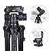 Tripod for Camera - Camopro 62 Inches Lightweight Aluminum Alloy Portable Travel Tripod with Carry Bag for SLR DSLR Camcorder Camera Video DV Lenses Camcorders GoPro Devices Microphones - Tripod