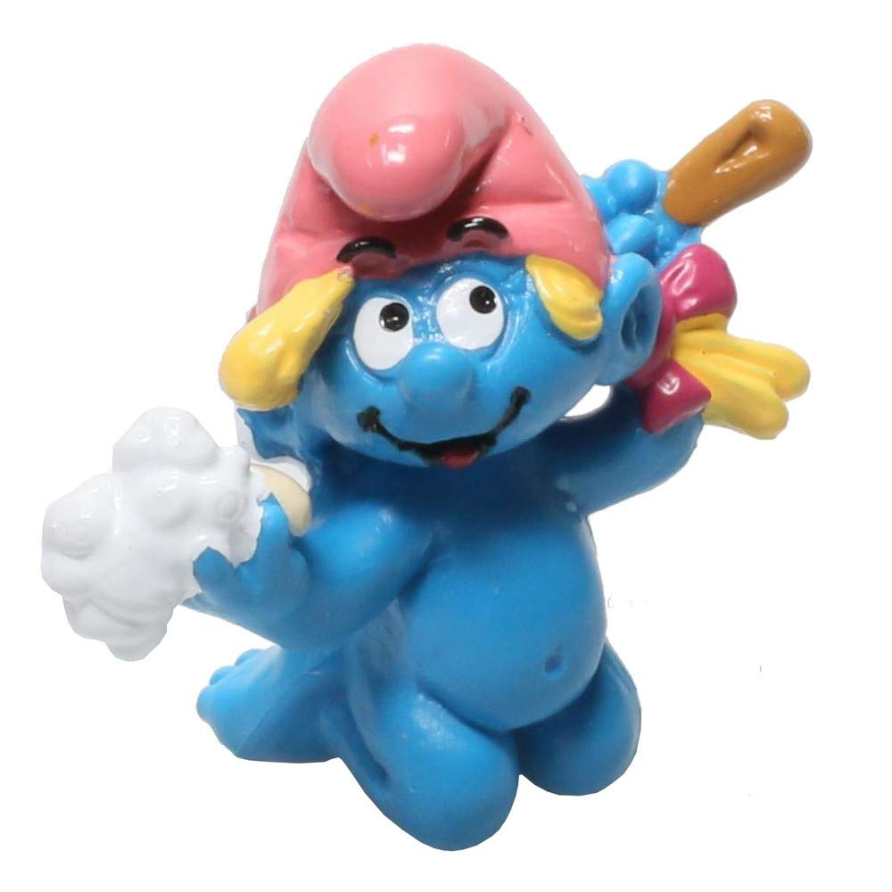Schleich The Smurfs Figure - Baby Smurfette in her bath (20448)