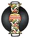 Mr. Bar-B-Q 18 Inch Cast Iron Stove and BBQ Wok with Flat Bottom - Pre-Seasoned Cast Iron Cookware Ideal for BBQ, Grill, Tailgating, Stove Tops Etc. - Perfect for any, Stir Fry, Seafood or Meat, Black, 6106X