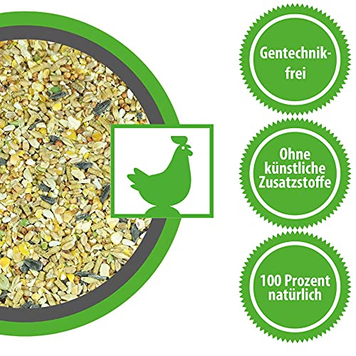 MeineHennen HENNEN VITAL EXZELLENT 15 kg, Premium Hühnerfutter und Wachtelfutter, Körnerfutter, Geflügelfutter, Hennenfutter, Alleinfutter für Hühner, Wachteln, Legehennen – Bild 3