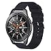 Insaneness for Samsung Galaxy Watch 42mm Woven Fabric Wrist Strap Quick Release Watch Band (Black)