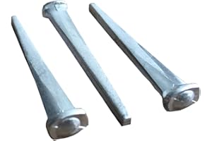 OLD NAIL SOURCE (5) 5.5"- STEEL SQUARE SPIKE - 50d Nails (5-Nails)