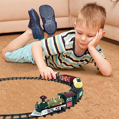 image for Kimiangel 2019 New Eddition 16 in 1 Train Sets with 11 Classic Electri