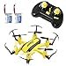 SGILE Mini RC UFO Quadcopter Nano Drone with 2 Free Batteries, 360° Flip One Key Return/Rotation Recover Balance Headless Mode