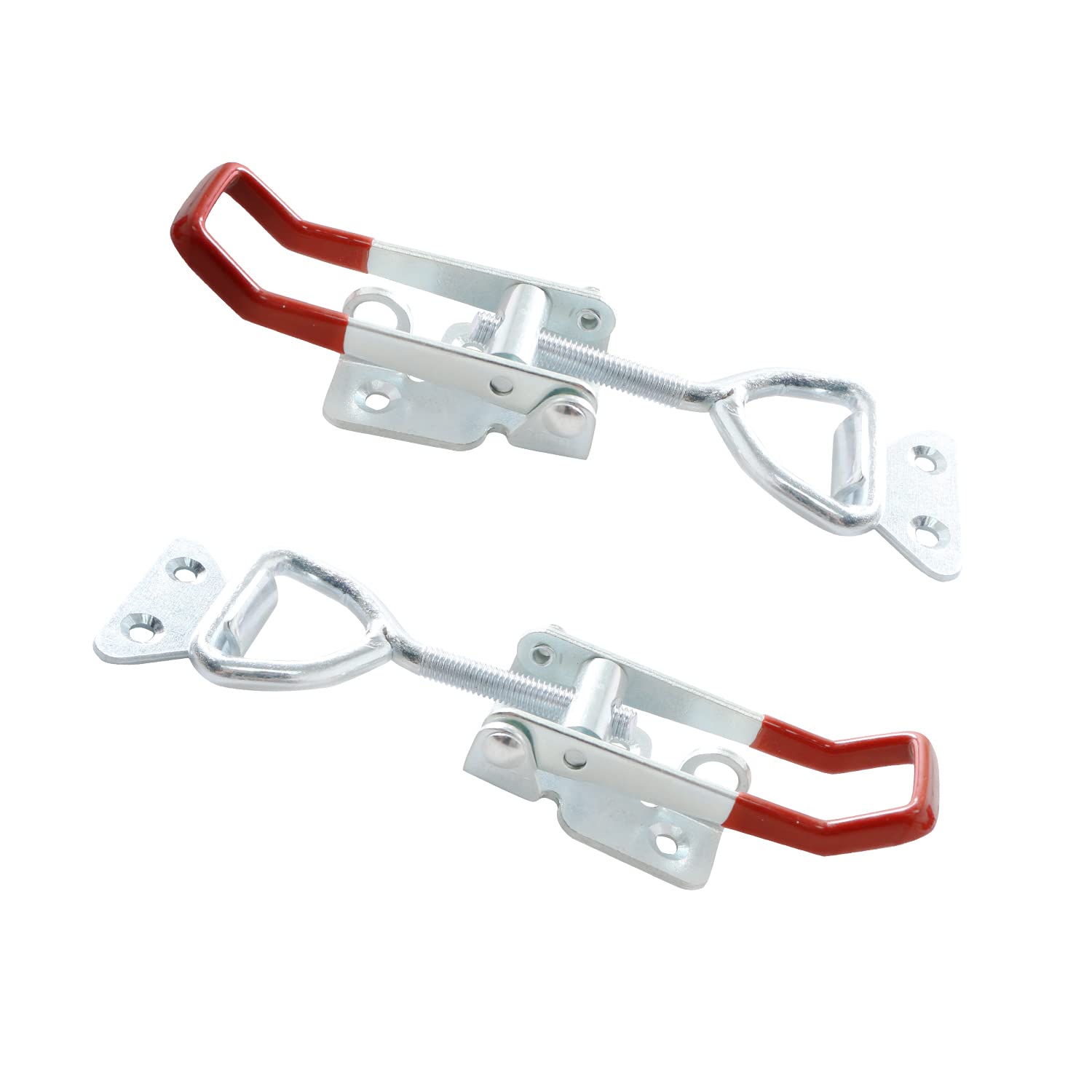Ohamtes 2PCS Carbon Steel Style 4003, 300KG 660 lbs Clamping Force, Case Latch, Adjustable Toggle Latch Clip, Heavy Duty Toggle Clip