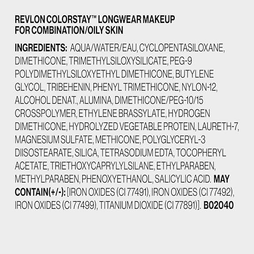 REVLON LIQUID FOUNDATION, COLORSTAY FACE MAKEUP FOR COMBINATION & OILY SKIN, SPF 15, MEDIUM-FULL COVERAGE WITH MATTE FINISH, 375 TOFFEE, 1 FL OZ