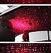 2019 Romantic Auto Roof Star Projector Lights, Flexible Romantic Galaxy USB Night Lamp Fit All Cars Ceiling Decoration Light Interior Ambient Atmosphere -No Need to Install (Red)
